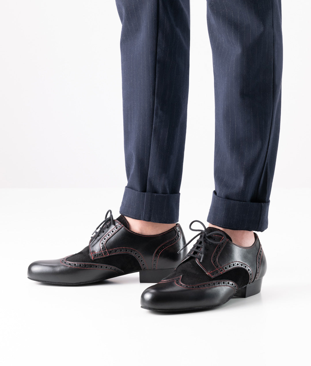 New Werner Kern Trapani Nappa leather / Suede – black / red