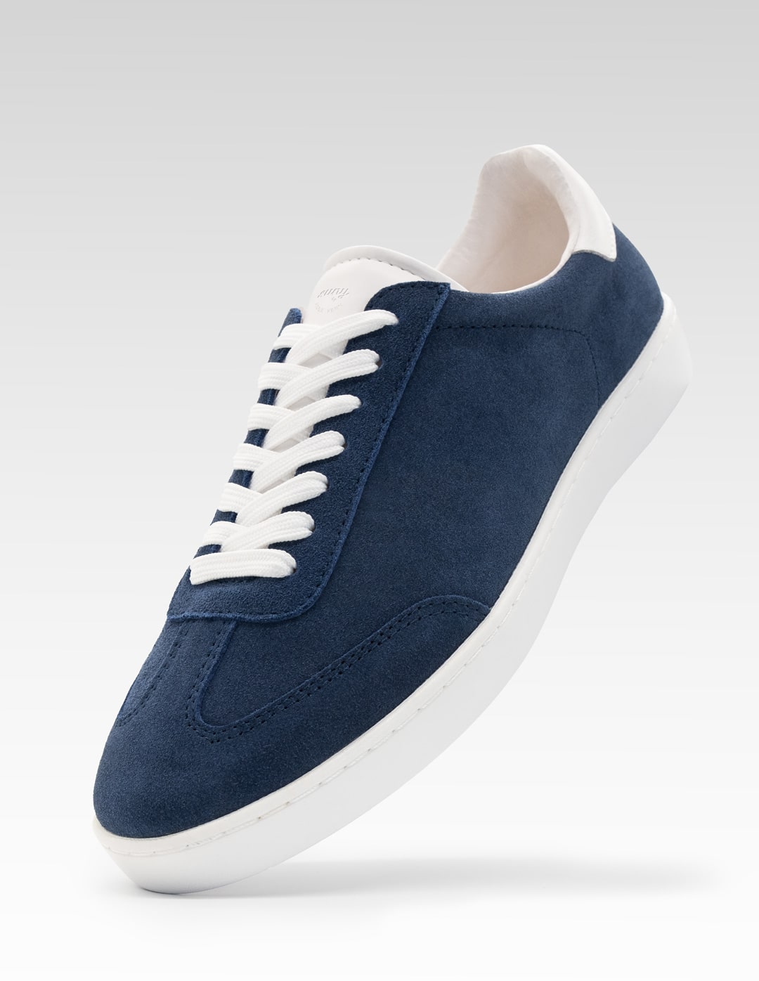 Anna Kern 7405 Mens Trainer, Goat suede – blue