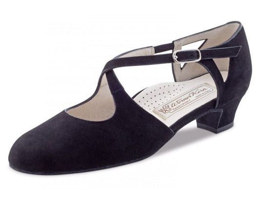 Werner kern Gala 3,4 cm Suede black Comfort