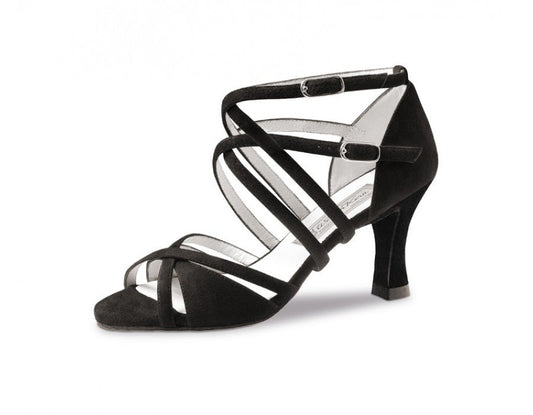 Werner Kern Irina 6,5 Suede black for narrow feet