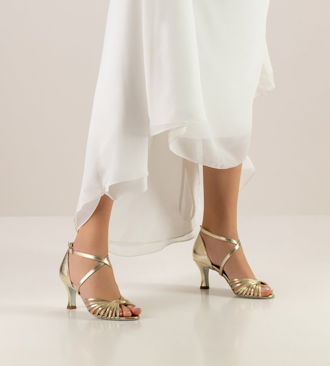 Werner kern Mary 6,5 Chevro platin/Fantasia beige