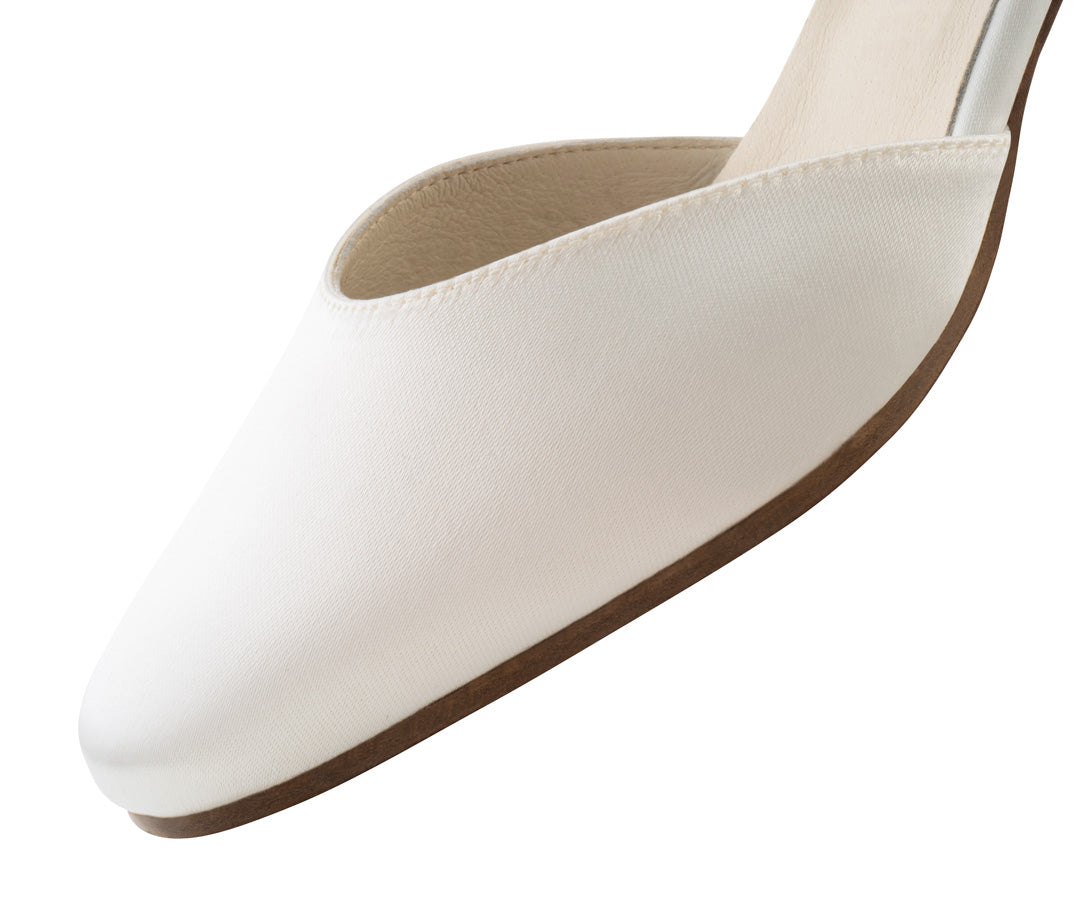 Werner kern Patty 5,5 Satin white with outside leather sole