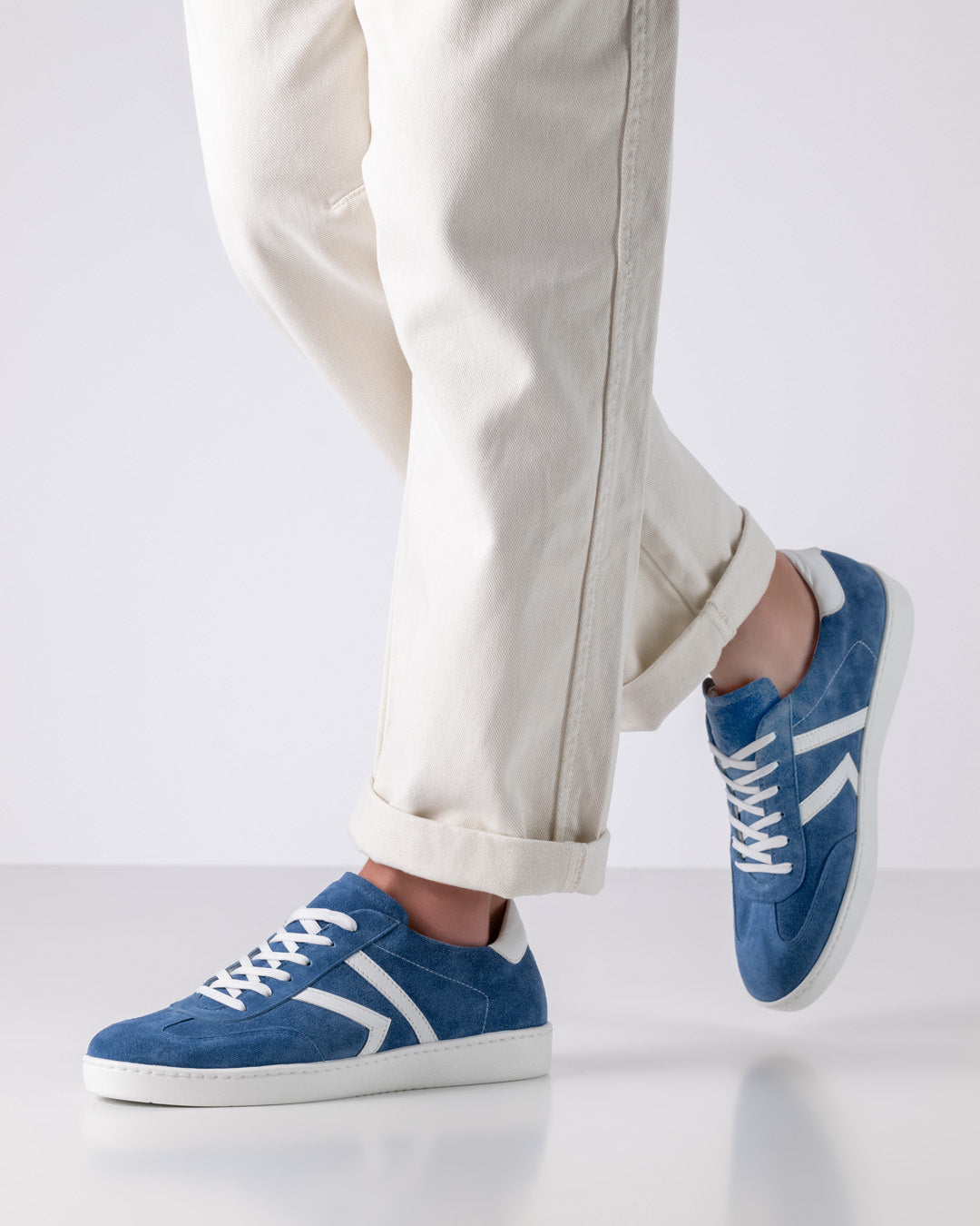 Werner kern Salerno Suede jeans/Leather white