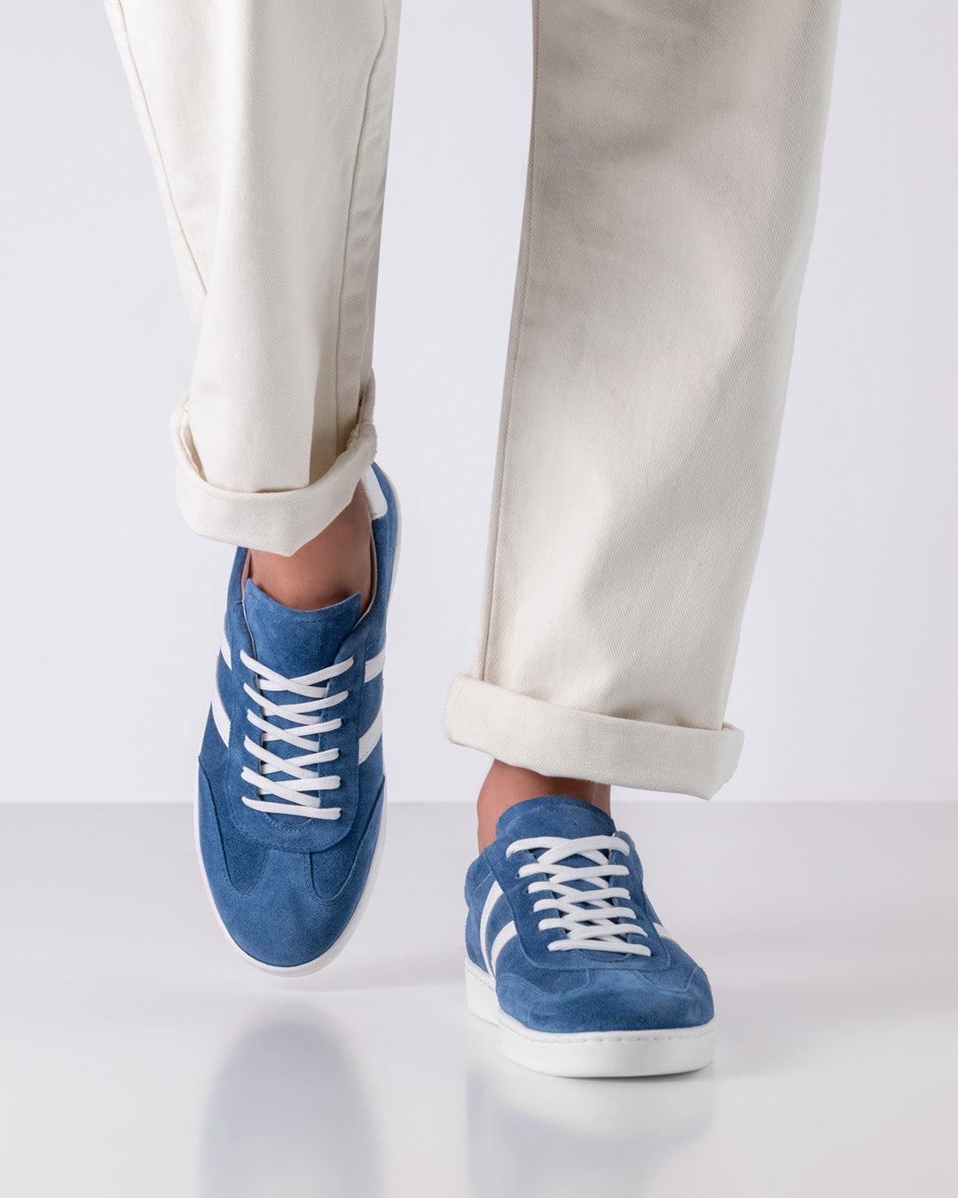 Werner kern Salerno Suede jeans/Leather white