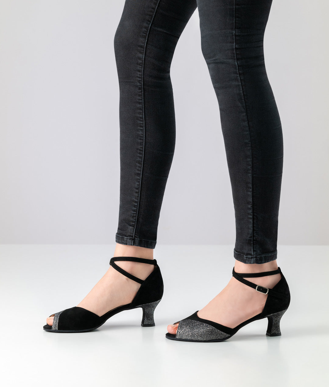 Werner Kern Steph Brocade / Goat suede – black / silver